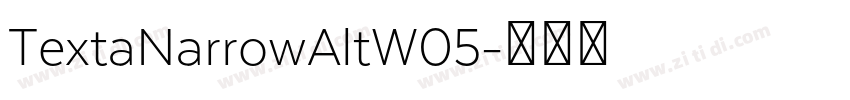 TextaNarrowAltW05字体转换
