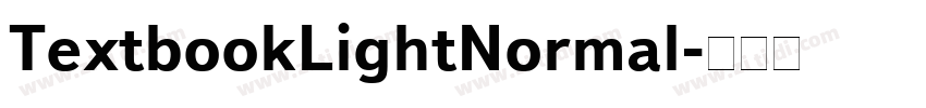 TextbookLightNormal字体转换