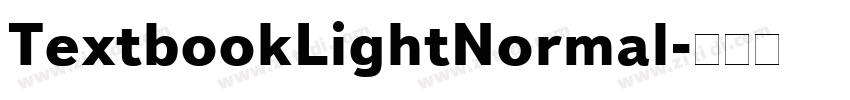 TextbookLightNormal字体转换