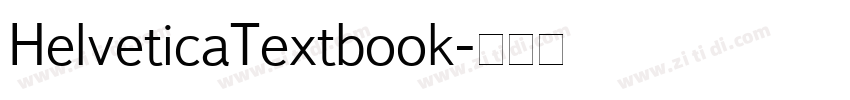 HelveticaTextbook字体转换
