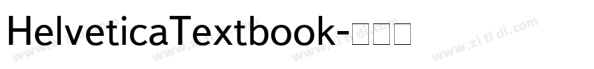 HelveticaTextbook字体转换