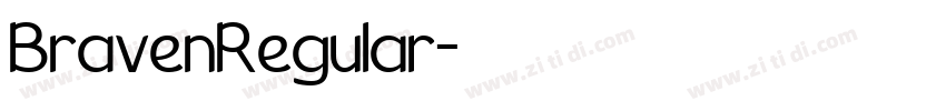 BravenRegular字体转换 BravenRegular字体转换