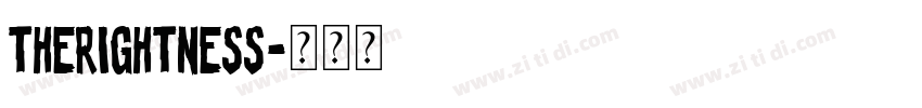 TheRightness字体转换