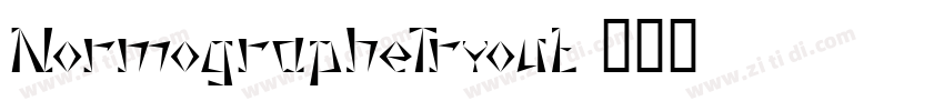 NormographeTryout字体转换