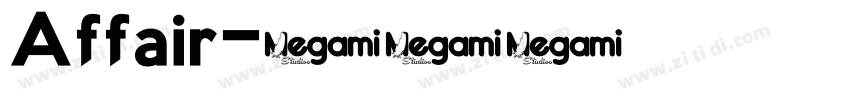Affair字体转换
