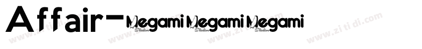 Affair字体转换