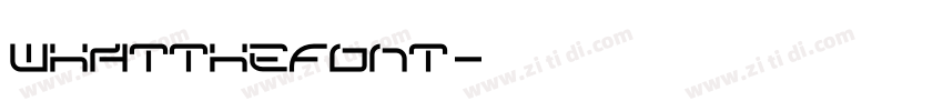WhatTheFont字体转换 WhatTheFont字体转换