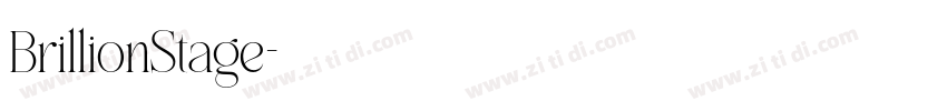 BrillionStage字体转换