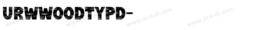 URWWoodTypD字体转换