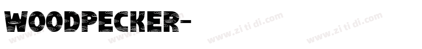 woodpecker字体转换
