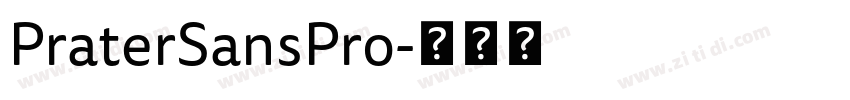 PraterSansPro字体转换