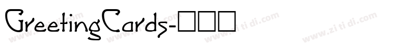 GreetingCards字体转换