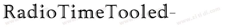 RadioTimeTooled字体转换