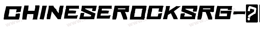 chineseROCKSRG字体转换
