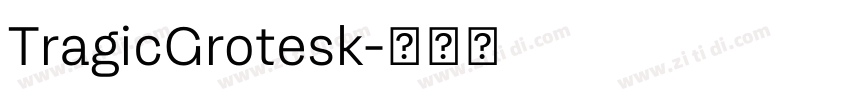 TragicGrotesk字体转换