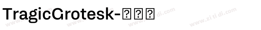 TragicGrotesk字体转换