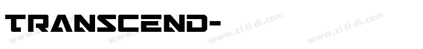 Transcend字体转换