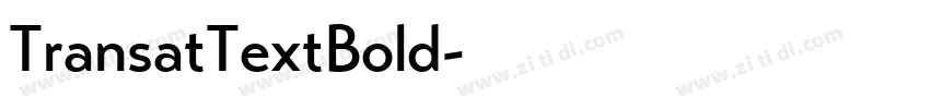 TransatTextBold字体转换