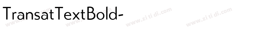 TransatTextBold字体转换