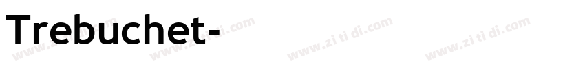 Trebuchet字体转换