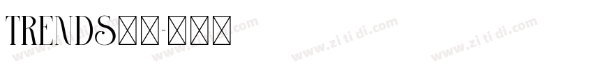 Trends字体字体转换