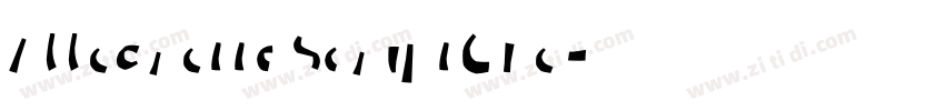 AllegrettoScriptOne字体转换