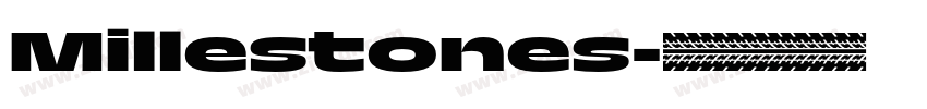 Millestones字体转换
