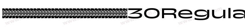 庞门正道标题体30Regular字体转换