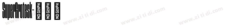 SuperGrotesk字体转换