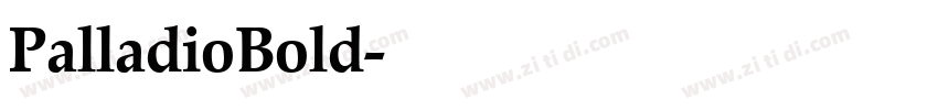 PalladioBold字体转换 PalladioBold字体转换