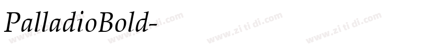 PalladioBold字体转换 PalladioBold字体转换