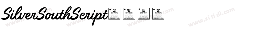 SilverSouthScript字体转换