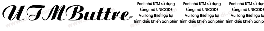 UTMButtre字体转换