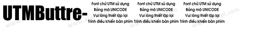 UTMButtre字体转换