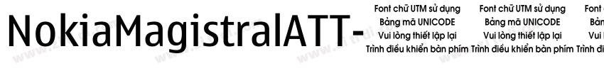 NokiaMagistralATT字体转换