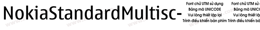 NokiaStandardMultisc字体转换 NokiaStandardMultisc字体转换