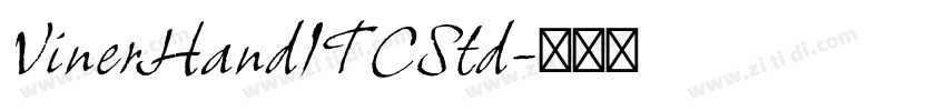 VinerHandITCStd字体转换