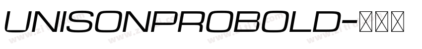 UnisonProBold字体转换 UnisonProBold字体转换