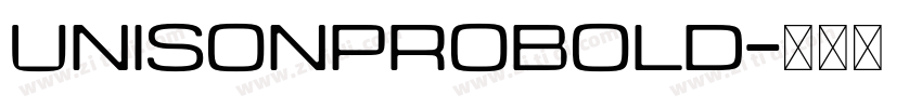 UnisonProBold字体转换 UnisonProBold字体转换