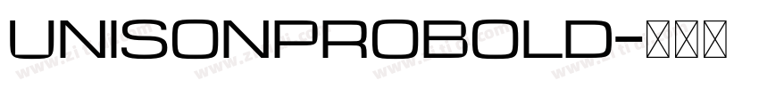 UnisonProBold字体转换 UnisonProBold字体转换