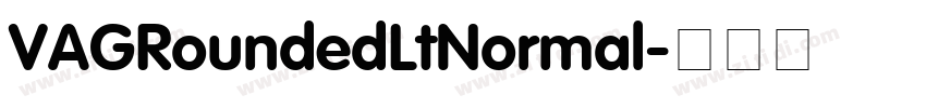 VAGRoundedLtNormal字体转换 VAGRoundedLtNormal字体转换
