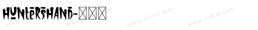 HuntersHand字体转换