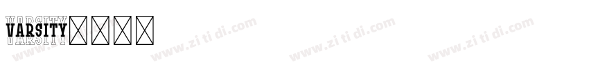 Varsity字体转换