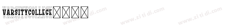 VarsityCollege字体转换