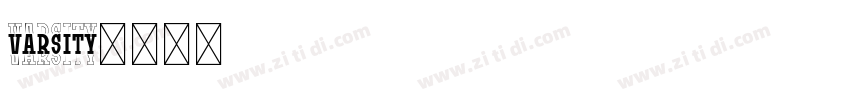 Varsity字体转换