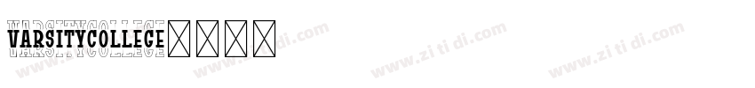 VarsityCollege字体转换