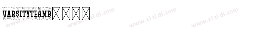 VarsityTeamB字体转换
