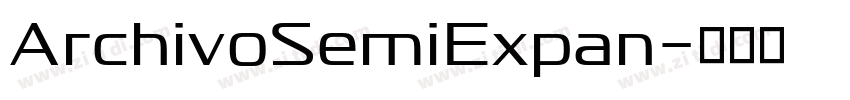 ArchivoSemiExpan字体转换