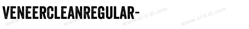 VeneerCleanRegular字体转换
