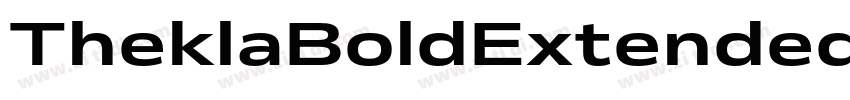 TheklaBoldExtended字体转换 TheklaBoldExtended字体转换
